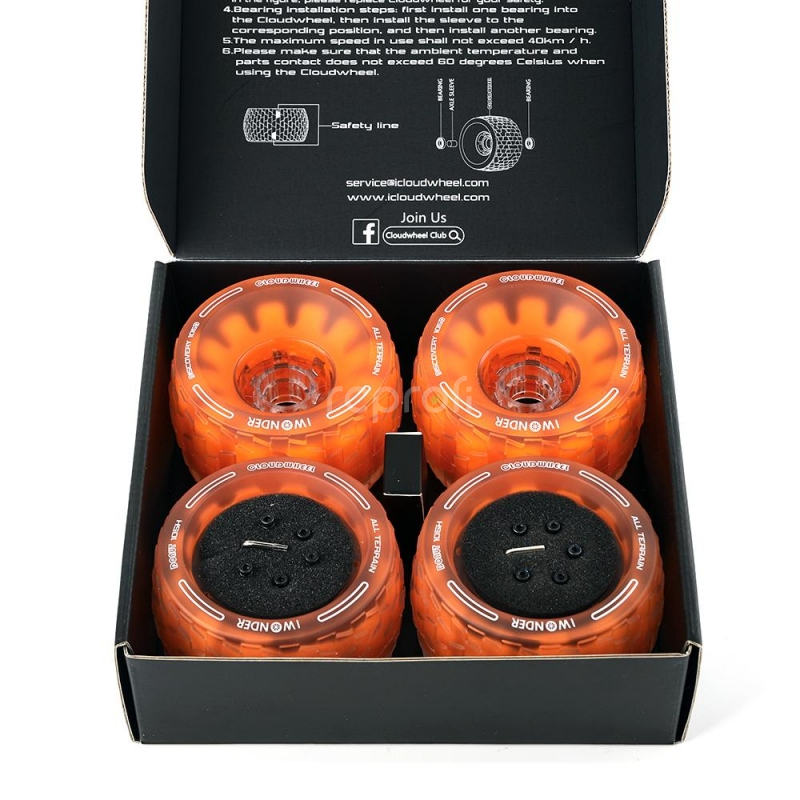 Exway Cloud Wheel Combo pro Hub pohon 105mm (oranžová)