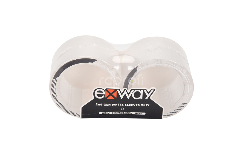 Exway X1 kolečka zadní (2gen) (bez motoru) 85mm ČIRÁ - pár