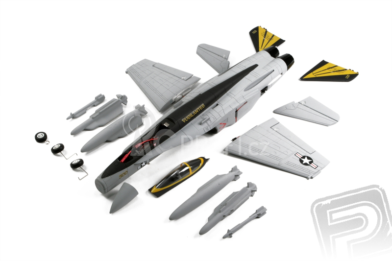 F-18 Hornet 710mm s EDF 64mm ARF šedý