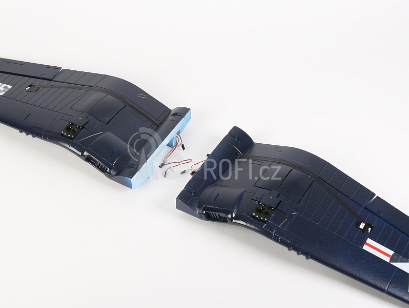 RC letadlo F4U Corsair - ARF (modrá, el. zatahovací podvozek)