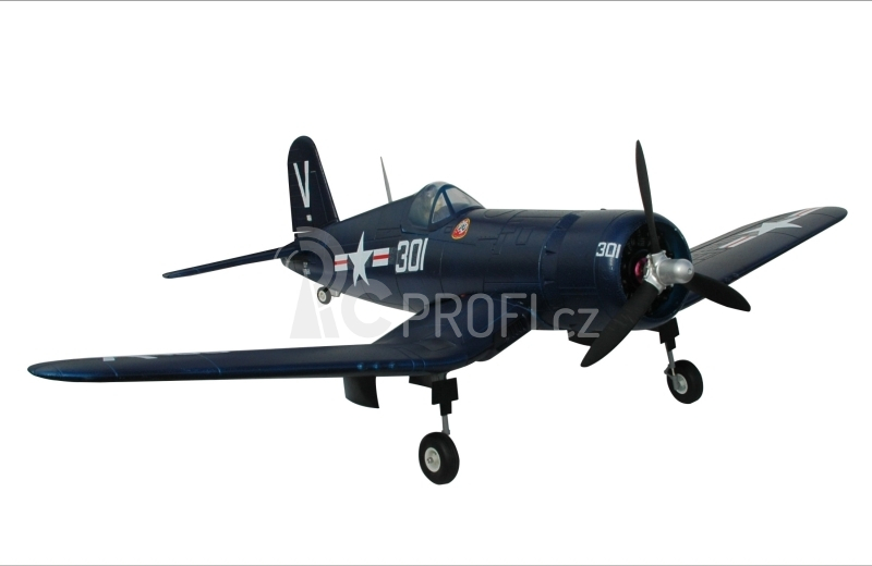 RC letadlo F4U Corsair - ARF (modrá, el. zatahovací podvozek)