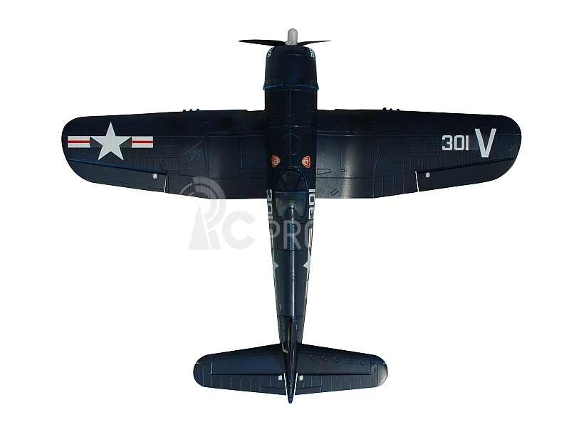 RC letadlo F4U Corsair - ARF (modrá, el. zatahovací podvozek)