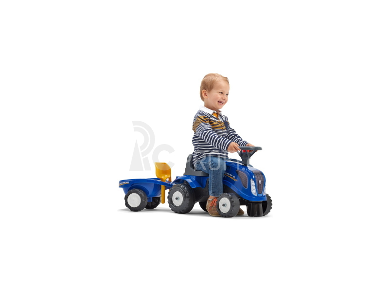 FALK - Dětské odrážedlo Baby New Holland T7 s vlečkou