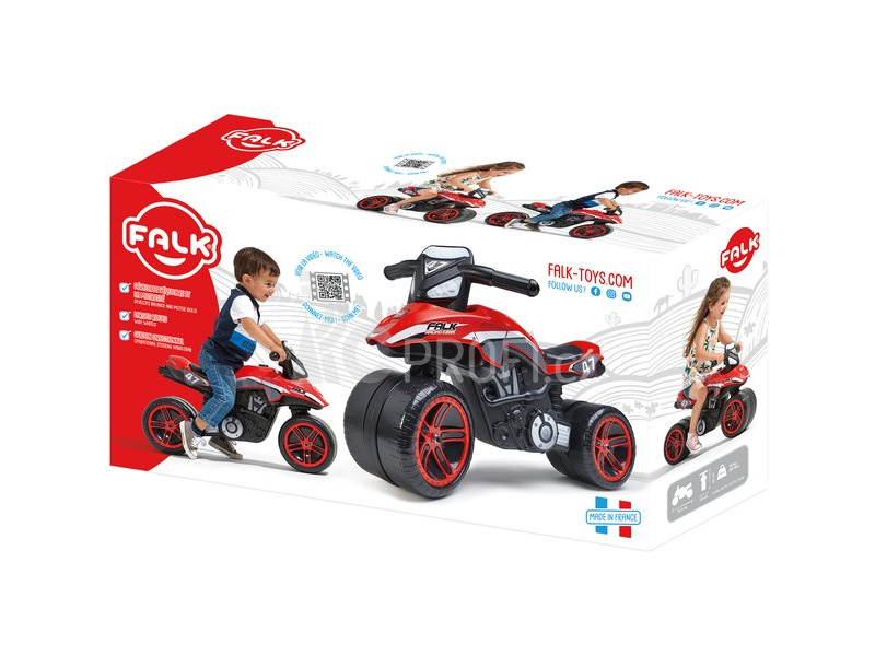 FALK - Dětské odrážedlo Moto Racing Team ride-on červené