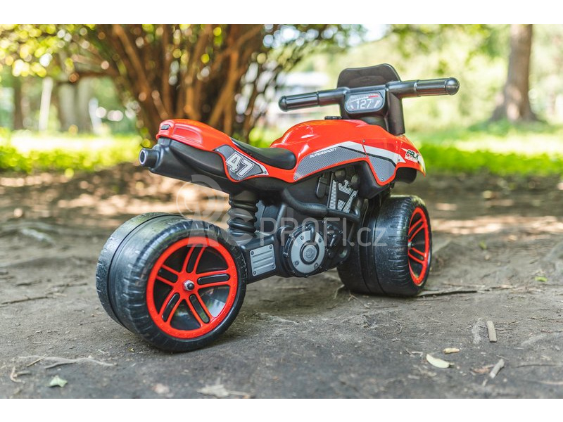 FALK - Dětské odrážedlo Moto Racing Team ride-on červené