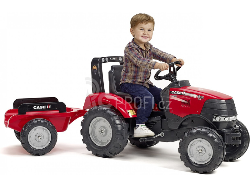 FALK - Šlapací traktor Case IH Puma 240CVX s vlečkou