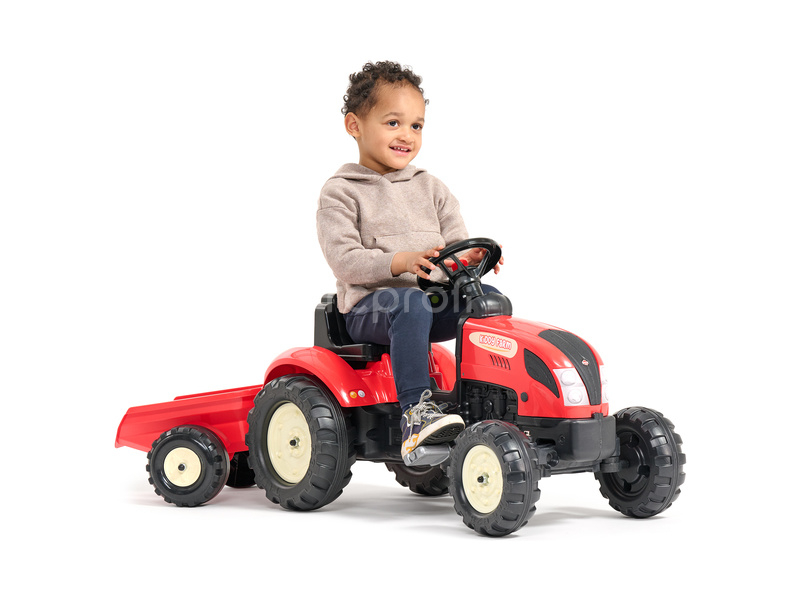 FALK - Šlapací traktor Kiddy Farm s vlečkou