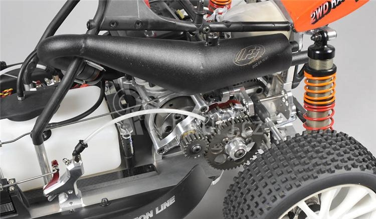 FG Leopard 2 Competition Buggy, 2WD, čirá karoserie + hydr. brzdy + brzda na převodovce