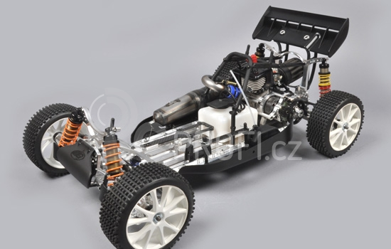 FG Leopard 2020 Competition Buggy, 2WD, čirá karoserie + centrální hydr. brzda