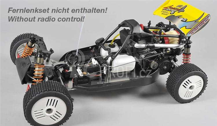 RC auto FG Leopard 4 buggy, čirá karoserie