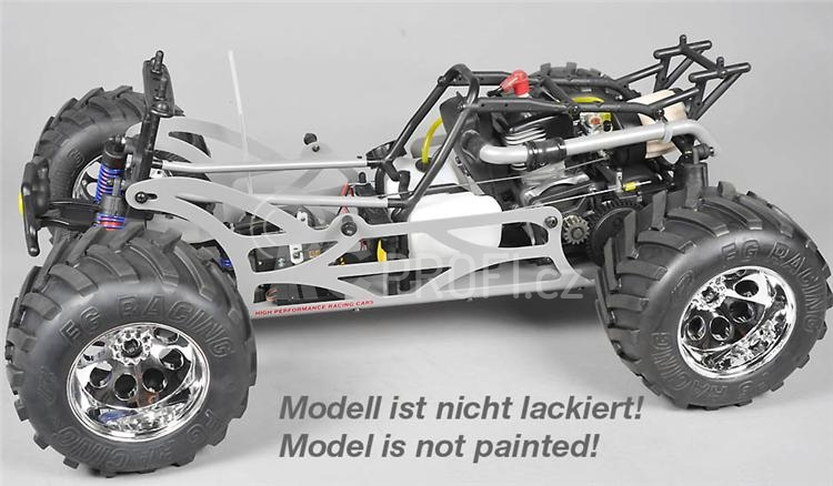 FG Stadium Truck WB 535, 4WD, RTR, čirá karoserie