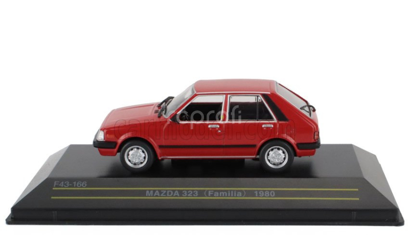 First43-models Mazda 323 (familia) 1980 1:43 Red