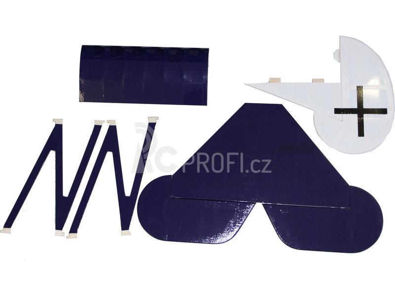 Fokker D.VII 1.2m ARF, tmavě modrá