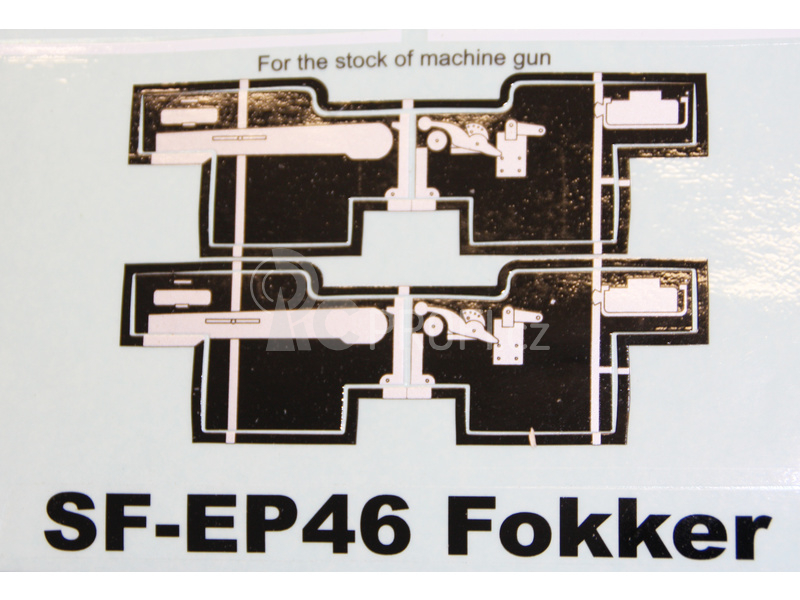 Fokker D.VII 1.2m ARF, tmavě modrá