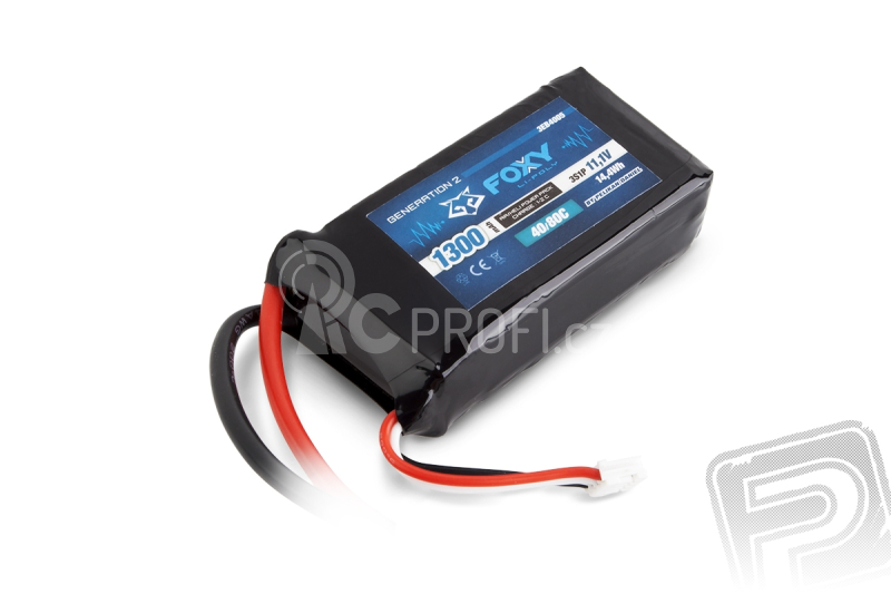 FOXY G2 Li-Pol 1300mAh/11,1V 40/80C 14,4Wh