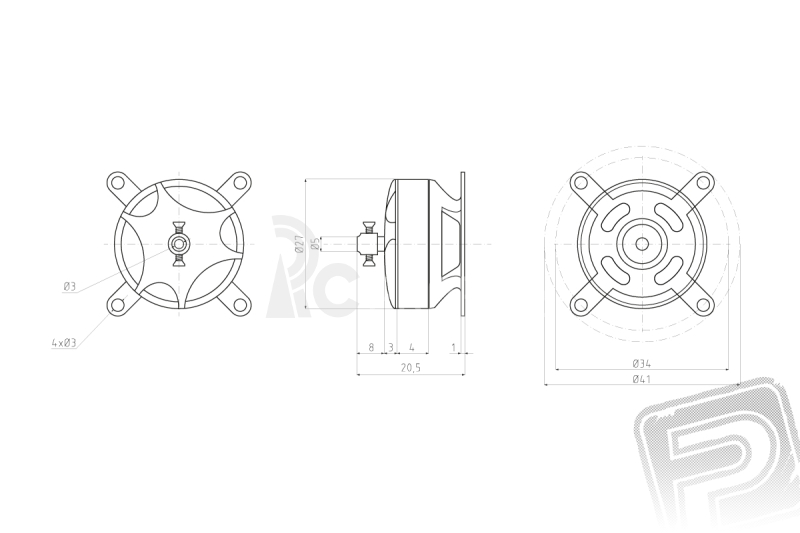 FOXY G3 Brushless Motor C2202-2300