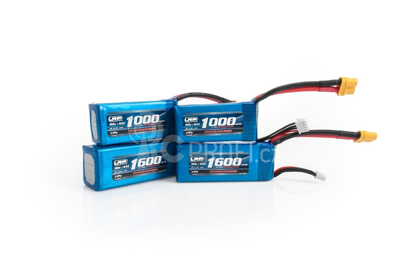 FPV-Race-Pack 1600mAh -3S -90C/45C -11.4V LiHV sada s XT60 konektorem