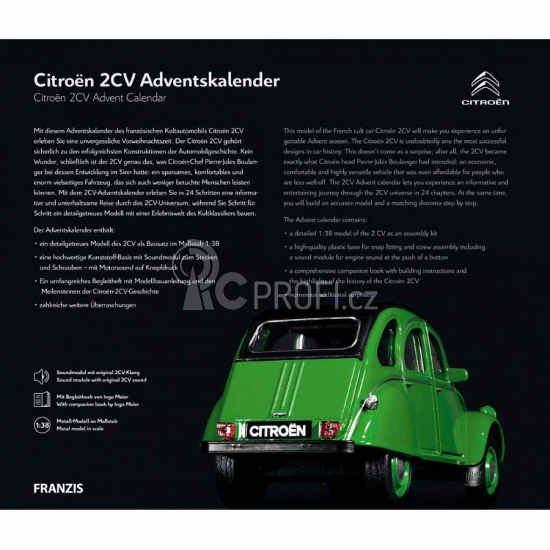Adventní kalendář Citroen 2CV se zvukem 1:38