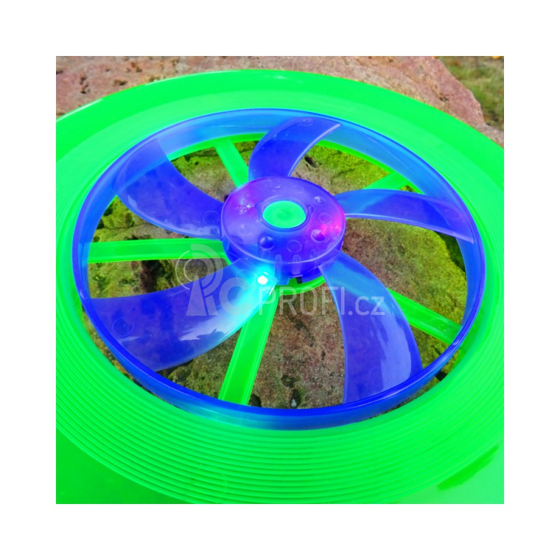 Frisbee s LED a funkčním rotorem Light Up