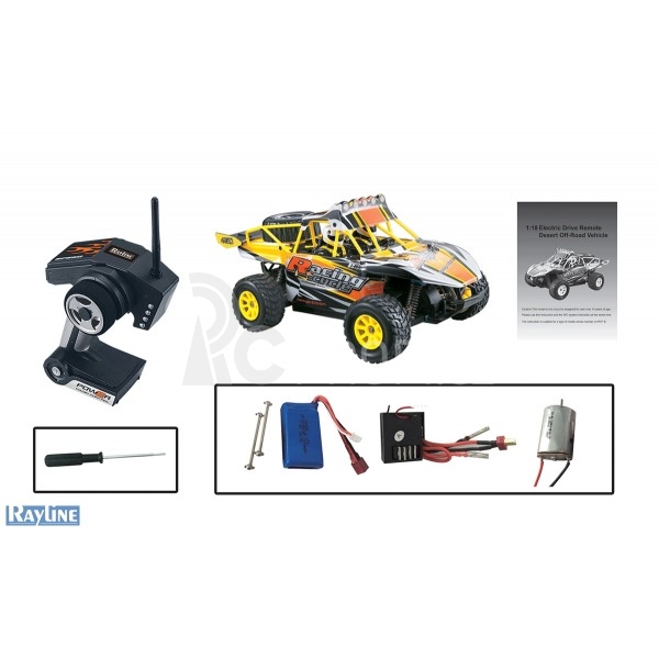 RC auto Funrace Sand Buggy 70km/h! 4x4 RTR 1:18