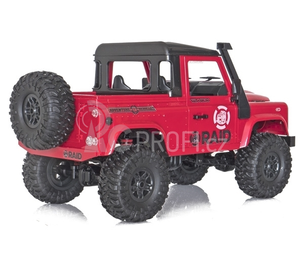 FUNTEK RAID 1/12 RTR 4wd, červená barva