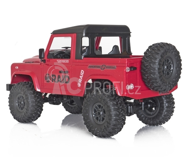 FUNTEK RAID 1/12 RTR 4wd, červená barva