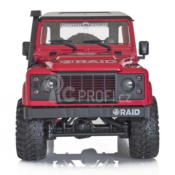FUNTEK RAID 1/12 RTR 4wd, červená barva