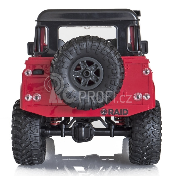 FUNTEK RAID 1/12 RTR 4wd, červená barva