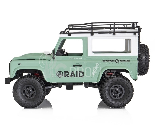 FUNTEK RAID 1/12 RTR 4wd - zelená/pastelová barva