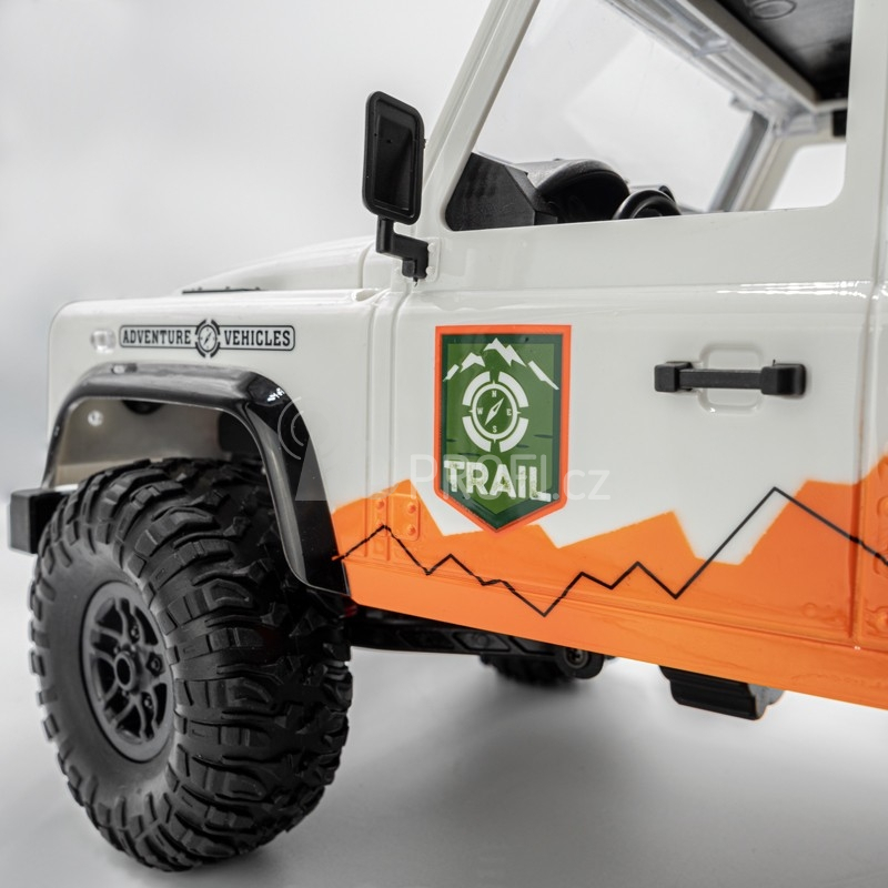 FUNTEK TRAIL 1/12 RTR 4WD - bílo/oranžová barva