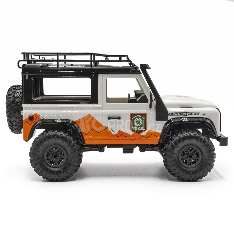 FUNTEK TRAIL 1/12 RTR 4WD - bílo/oranžová barva