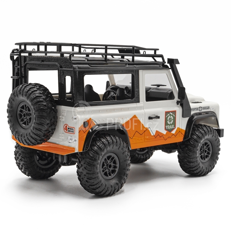 FUNTEK TRAIL 1/12 RTR 4WD - bílo/oranžová barva