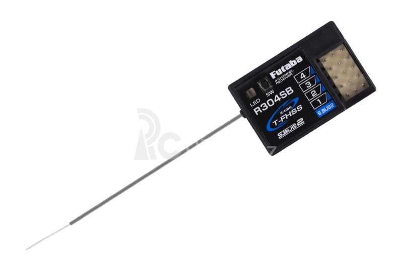Futaba 4PM T-FHSS, přijímač R304SB s telemetrií