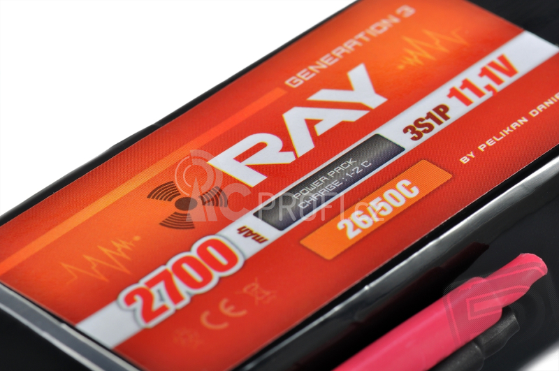 G3 - LC RAY Li-Pol 2700mAh/11,1 30/60C Air pack 30,0Wh