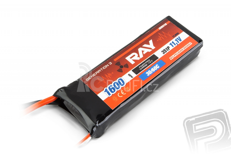 G3 RAY Li-Pol 1600mAh/11,1 30/60C Air pack 17,8Wh