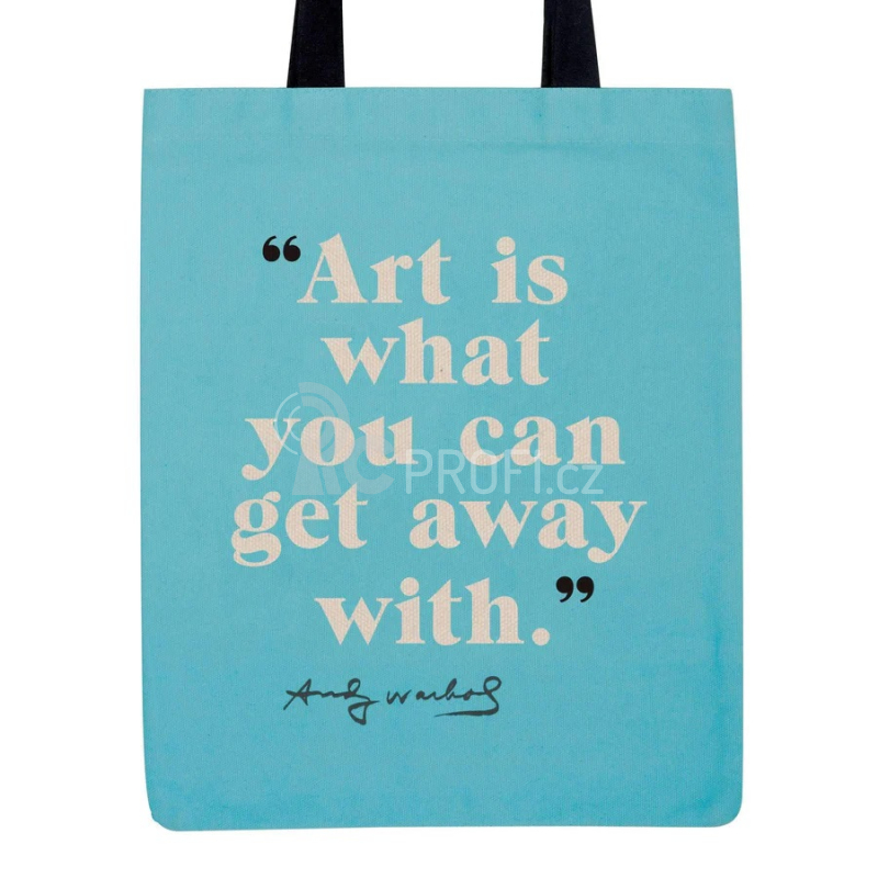 Galison Plátěná taška Květiny Andy Warhol