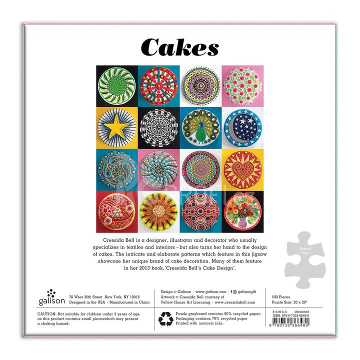 Galison Puzzle Dorty 500 dílků