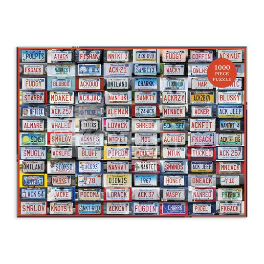Galison Puzzle Koláž SPZ 1000 dílků