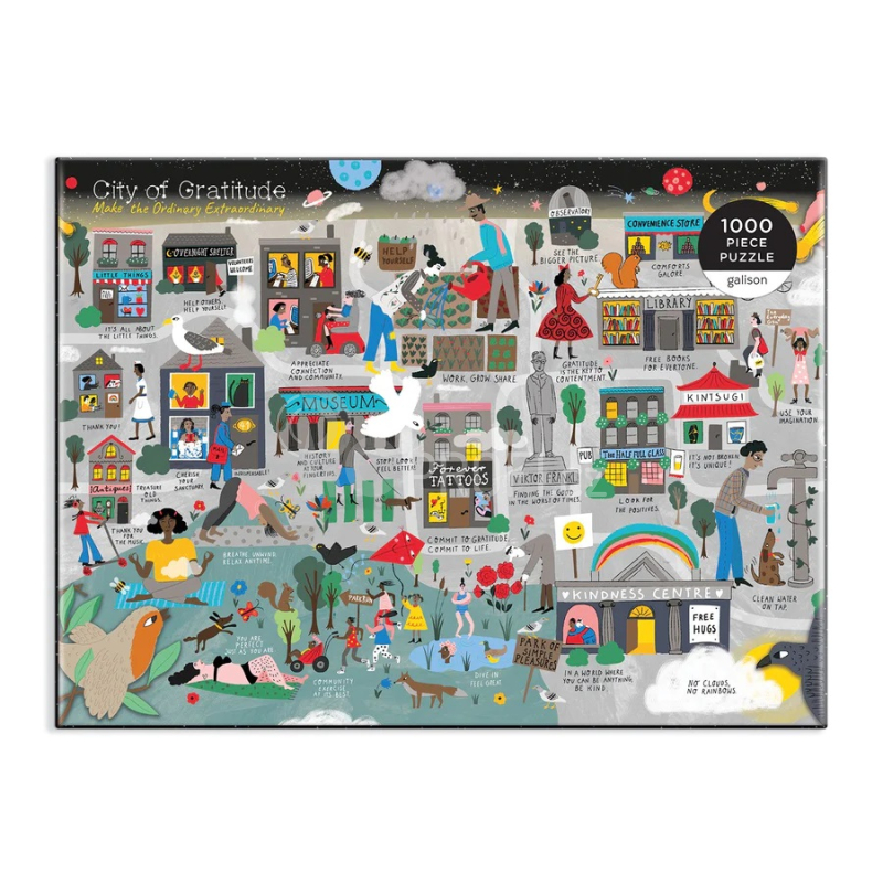 Galison Puzzle Město vděčnosti 1000 dílků