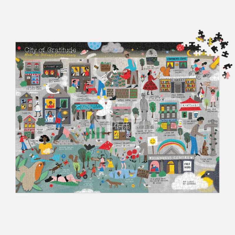 Galison Puzzle Město vděčnosti 1000 dílků