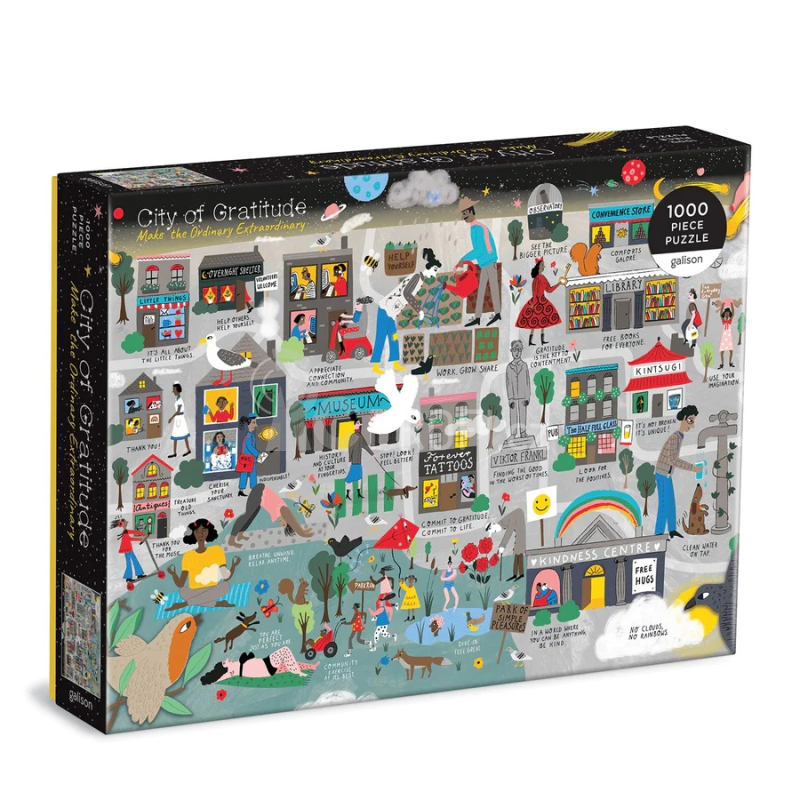 Galison Puzzle Město vděčnosti 1000 dílků