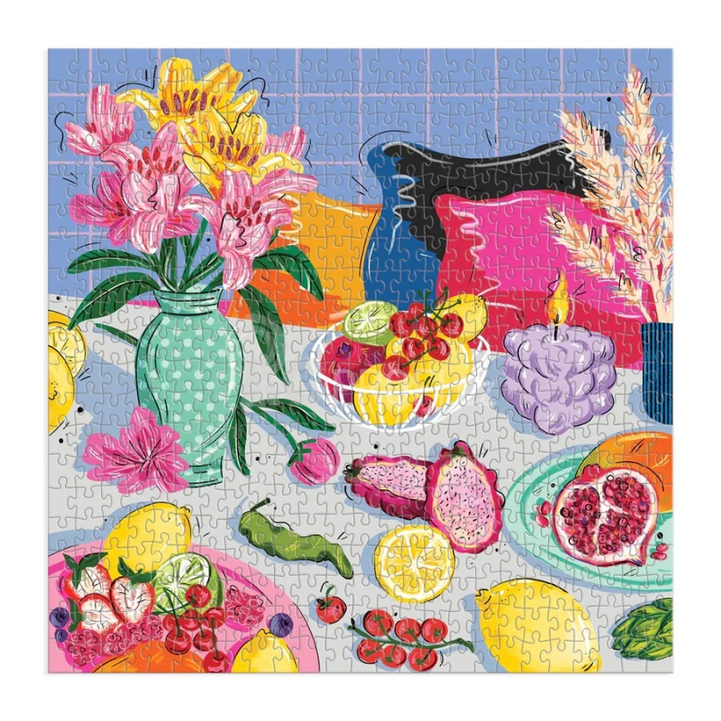 Galison Puzzle Ovoce na stole 500 dílků