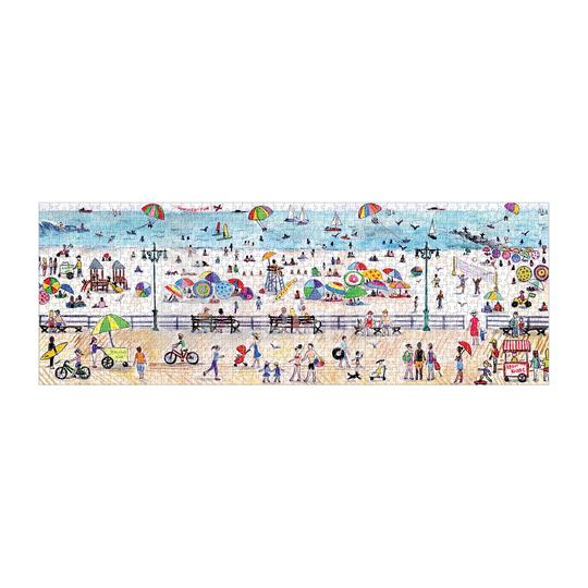 Galison Puzzle Panoráma letní zábava 1000 dílků