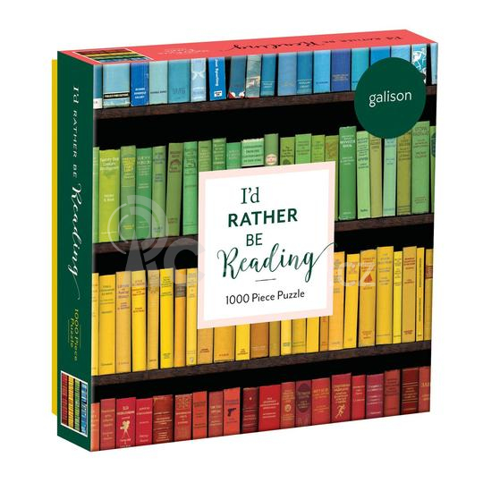 Galison Puzzle Raději bych si četl 1000 dílků
