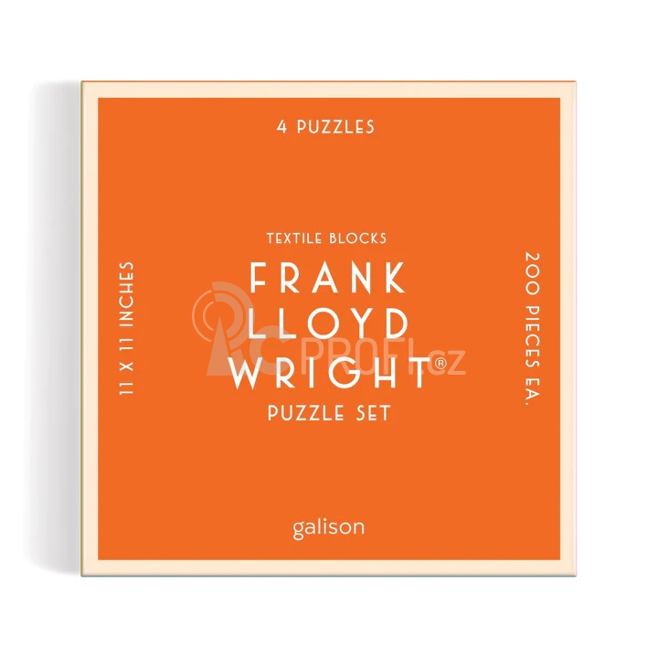 Galison Puzzle sada Textilní bloky 4 x200 dílků