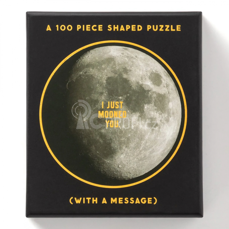 Galison Puzzle Snový Měsíc 100 dílků