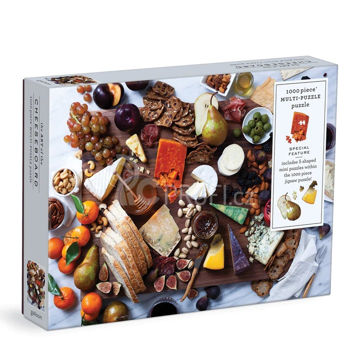 Galison Puzzle Sýrové degustační prkénko 1000 dílků