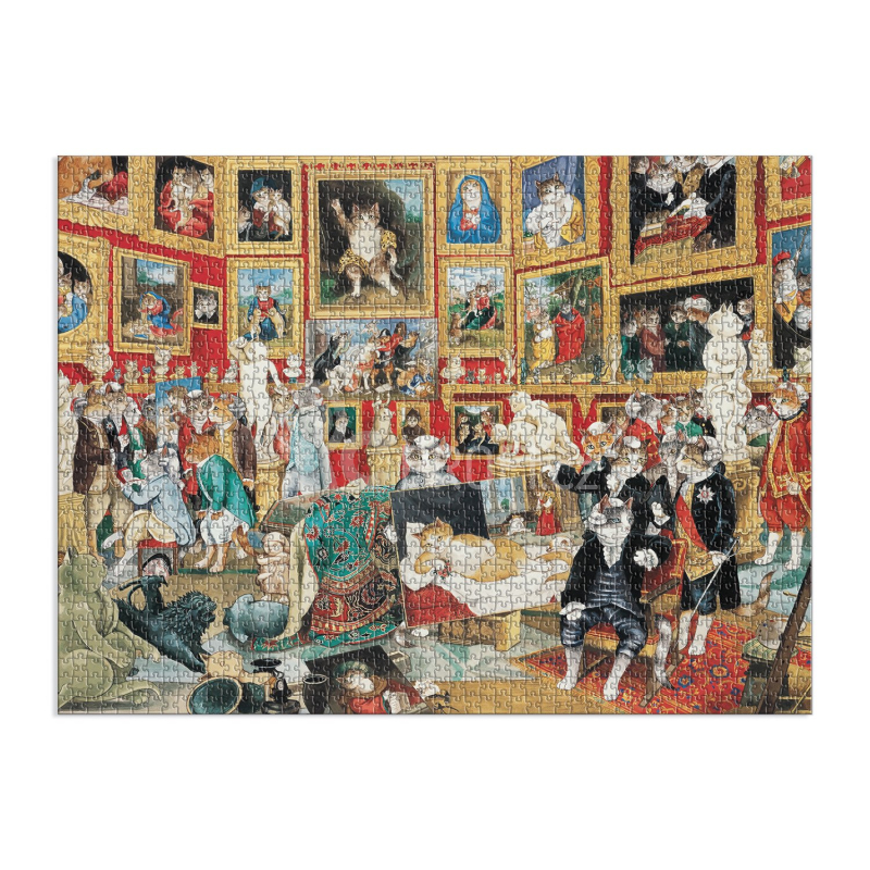 Galison Puzzle Tribuna Uffizi s kočkami 1500 dílků