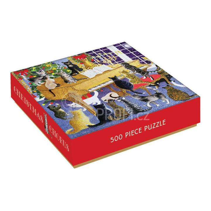 Galison Puzzle Vánoční sbor 500 dílků