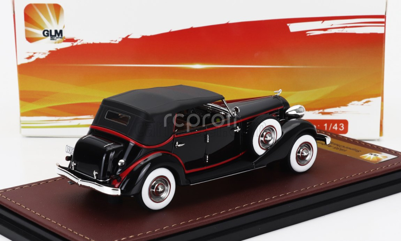 Glm-models Auburn 851 Supercharged Phaeton Cabriolet Closed 1935 1:43 Black
